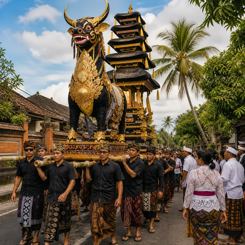 crematie ceremonie Bali