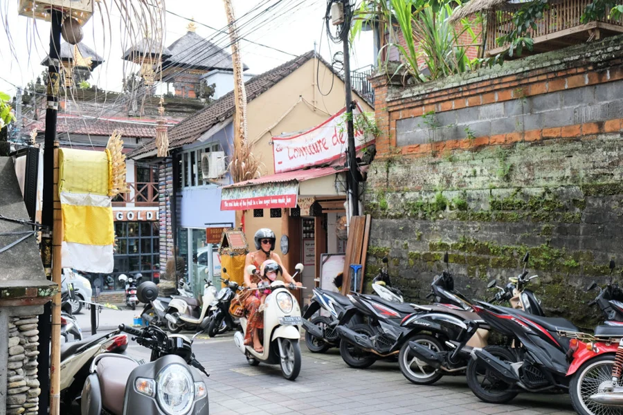 Scooter rijden Bali